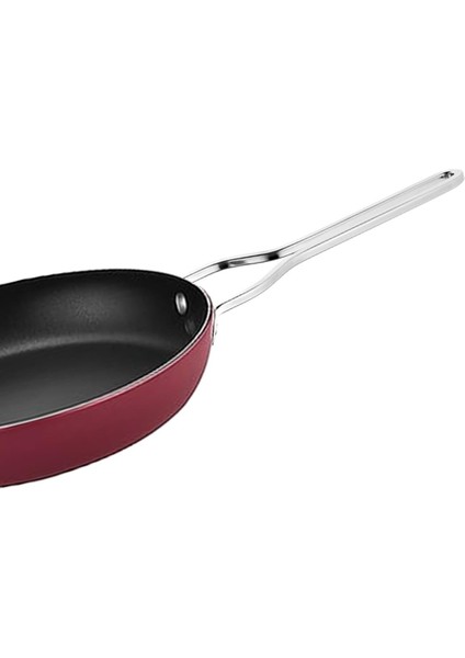 Anyolin 7 Parça Titanyum Kaplama Tencere Tava Seti (Bordo)