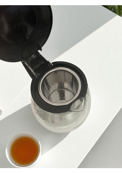 Cam Demlik – Paslanmaz Çelik Süzgeçli, Isıya Dayanıklı fiyatları