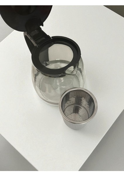 Cam Demlik – Paslanmaz Çelik Süzgeçli, Isıya Dayanıklı indirimleri