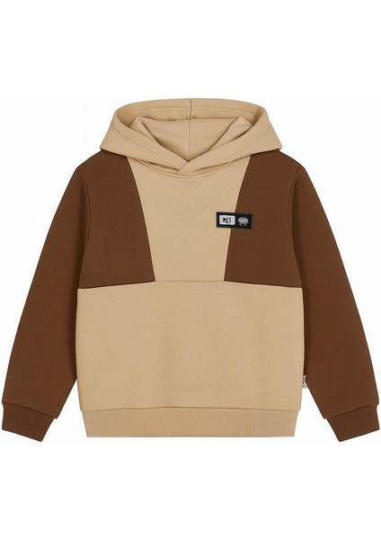 Erkek Çocuk Kapüşonlu Parçalı 3 Ip Sweatshirt Taş fiyatları