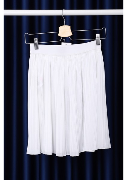 Ekru Lastikli Tunik İçini Uzatan Etek İçlik modelleri