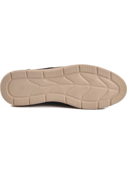 Siyah Nubuk Hakiki Deri Erkek Günlük Ayakkabı D2302 M indirimleri