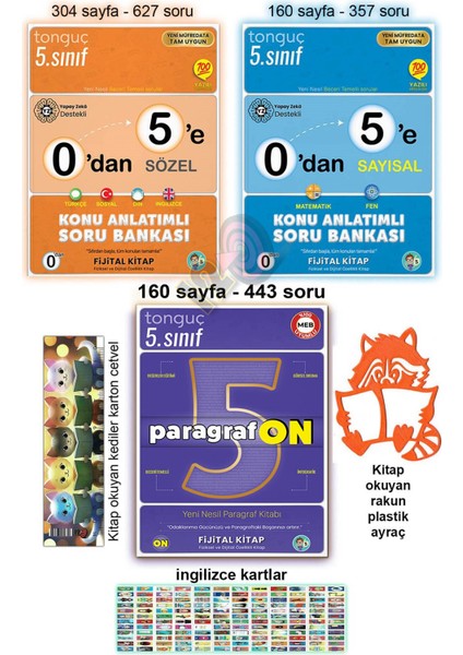 5. Sınıf 0'dan 5'e Konu Anlatımlı Soru Bankası Set Paragrafon 2026