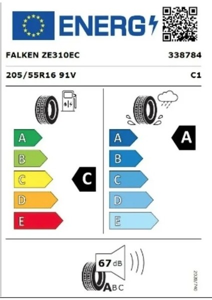 205/55 R 16 Tl 91V Zıex ZE320 Falken fiyatları