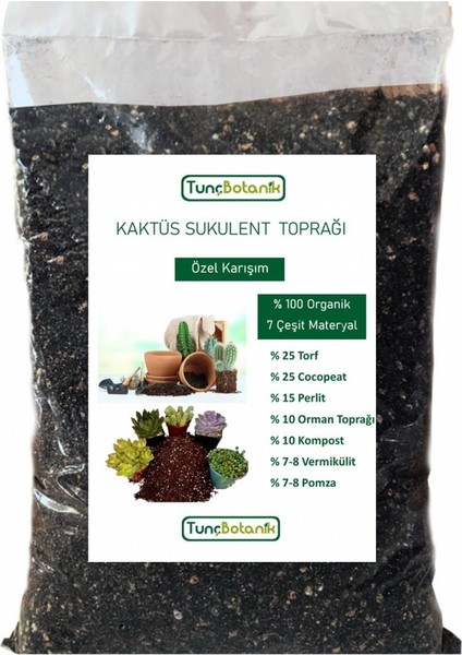 Kaktüs Sukulent Toprağı - Özel Karışım 10 Litre