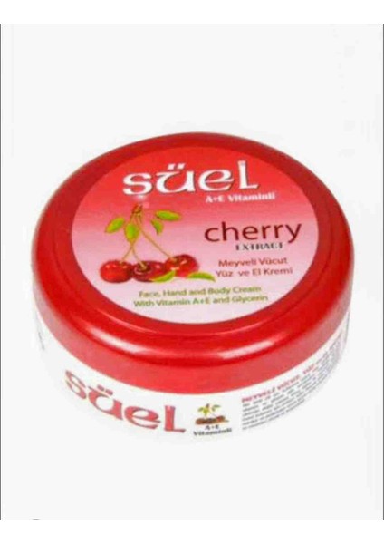 E Vitaminli Cherry Meyveli Vücut Yüz El Kremi 120 ml