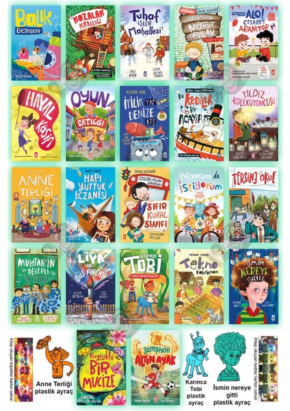 2. 3. 4. Sınıf Timaş Çocuk Okuma 2025 Set Anne Terliği Hapı Yuttuk Tersine Okul Oyun Satıcısı Balık