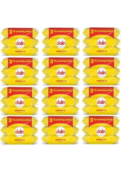 Islak Havlu Klasik 36'lı Set 3LÜ*12PK 2016 Yaprak
