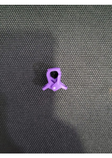 Mor Mini Plastik Mandal – Çok Amaçlı, Dayanıklı, Pratik Kullanıma Uygun Küçük Boy Klips Mandal