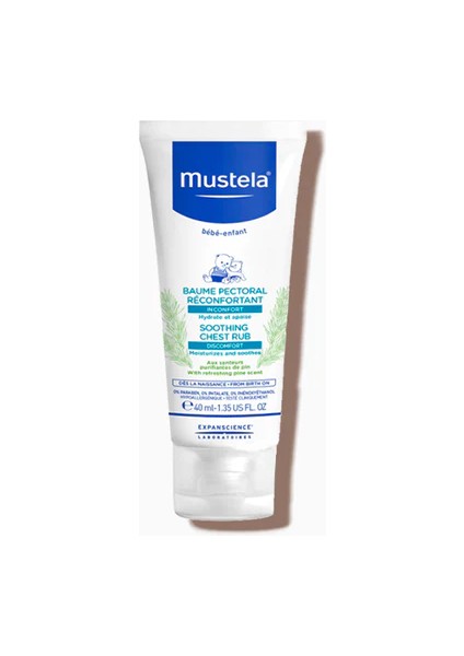 Nessiworld Mustela Soothing Chest Rub (Rahatlatıcı Göğüs Balsamı) 40ML fiyatları