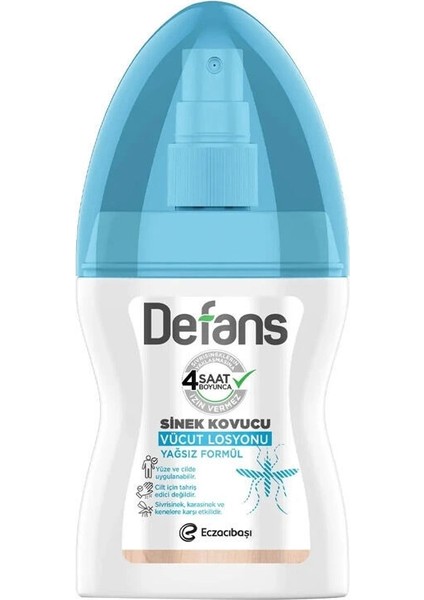 Nessiworld Defans Sinek Kovucu Vücut Losyonu (Yağsız Formül) 100 ml