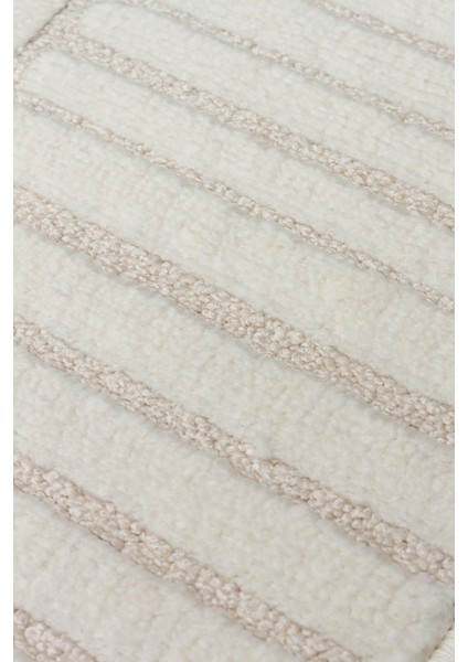 Adel Adl 01 Cream Yumuşacık Dokuya Sahip Özel Yumuşak Tuşeli Modern Makine Dokuması Iskandinav Halı modelleri