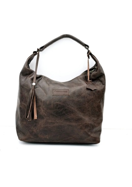 Kadın Antik Kahve Linda Hakiki Deri Çanta modelleri