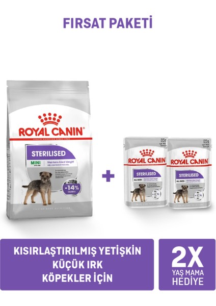 Mini Sterilised 3 kg + Sterilised Loaf x 2 Adet