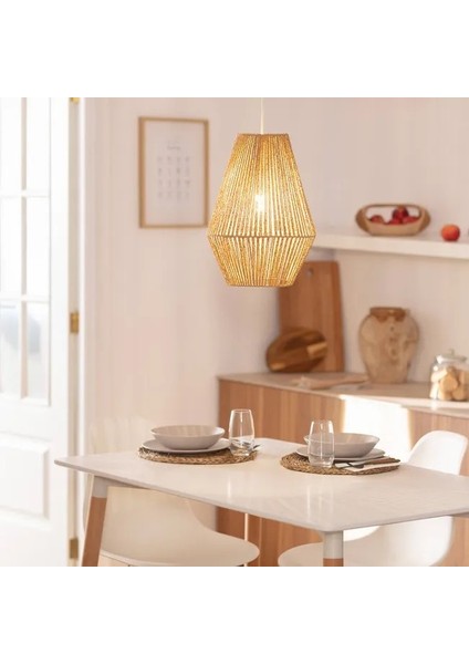 Bohem Avize, Modern Bohem Tarz, Rustik Avize, E27 Duylu, Cafe Aydınlatma fiyatları