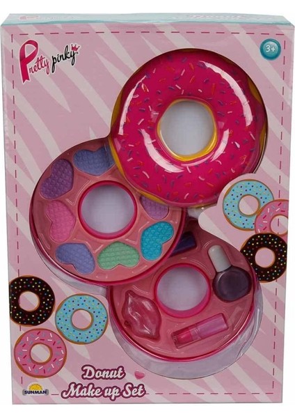 Nessiworld Donut Şekilli 2 Katlı Makyaj Güzellik Seti fırsatları