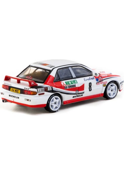Nessiworld Tarmac Works 1/64 Mitsubishi Lancer Evolution Rallye Monte-Carlo 1993 #8 fiyatları