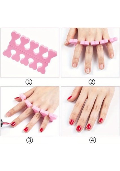 Nessiworld Parmak Ayırıcı Sünger Manikür Pedikür Aparatı 5 Adet modelleri