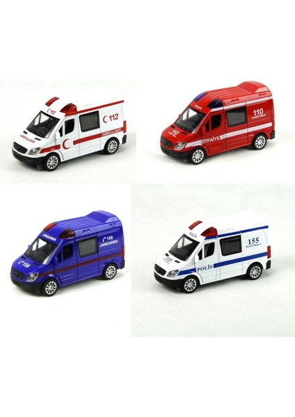 Nessiworld TIN-588A-AMB-POL-JND-ITF C B 1 30 Işıklı ve Sesli Amb Pol