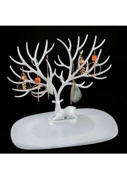 Nessiworld Beyaz Geyik Tasarımlı Takı Mücevher Standı modelleri