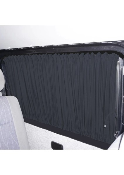 Mercedes Vito 2006-2022 Uyumlu Orta Kasa Oto Raylı Perde Takımı Krem