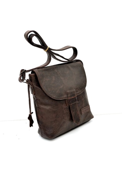 Antik Kahve Brit Hakiki Deri Askılı Omuz Çantası fiyatları