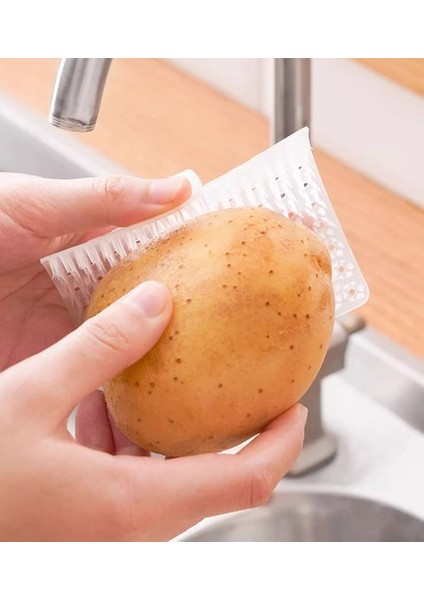 Nessiworld Çok Amaçlı Sebze ve Meyve Temizleme Patates Soyma Fırçası