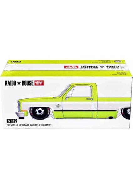 Nessiworld Mini Gt 1/64 Chevrolet Silverado Kaıdo Flo Yellow V1 fırsatları