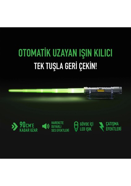 Nessiworld Power Saber Işın Kılıcı Yeşil modelleri
