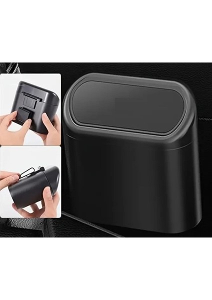 Nessiworld Araba Çöp Kutusu Kapaklı Organizer Siyah fırsatları