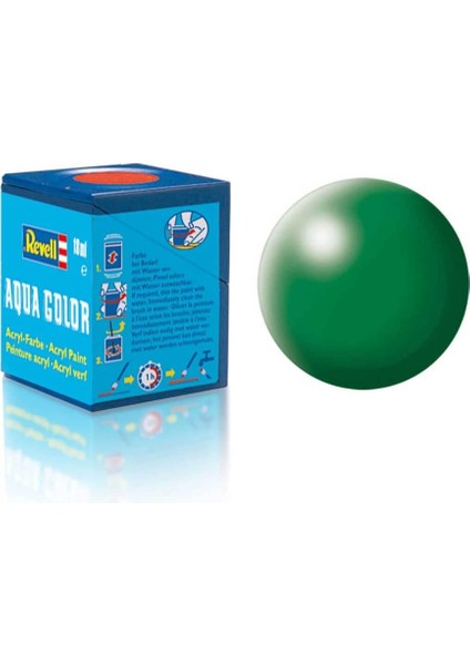 Nessiworld Revell 364 - Aqua Color Leaf Green - Silk Boya- 18 ml