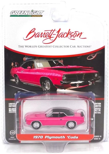 Nessiworld Greenlight 1/64 Barrett-Jackson Series 14- 1970 Plymouth Cuda fiyatları