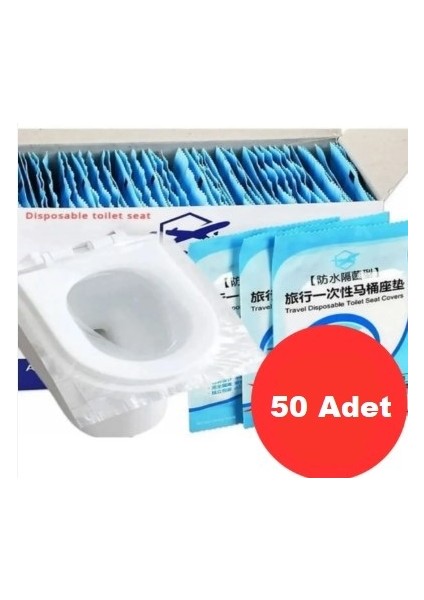 Nessiworld Hijyenik Tek Kullanımlık Klozet Kapağı Poşeti 50 Adet Kutulu