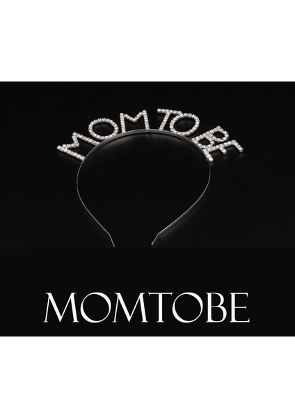 Kristal Taşlı Gümüş Renk Mom To Be Tacı Anne Tacı fiyatları