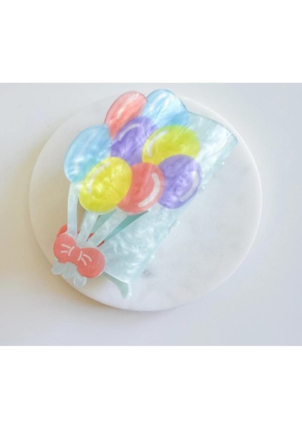 Çiçekli Mandal Toka