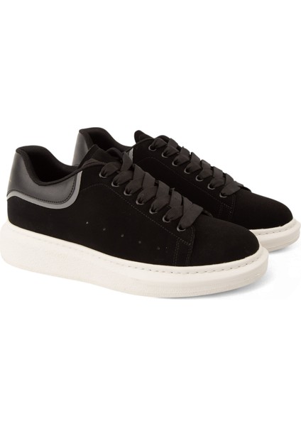 Hype Süet Erkek Sneaker Ayakkabı Siyah - 40