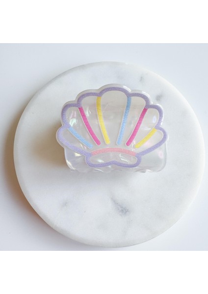 Mini Renkli Midye Mandal Toka