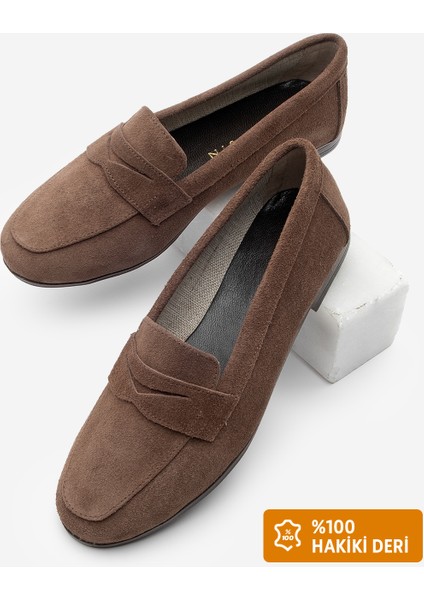 Kadın Hakiki Deri Loafer Günlük Ayakkabı Rosme