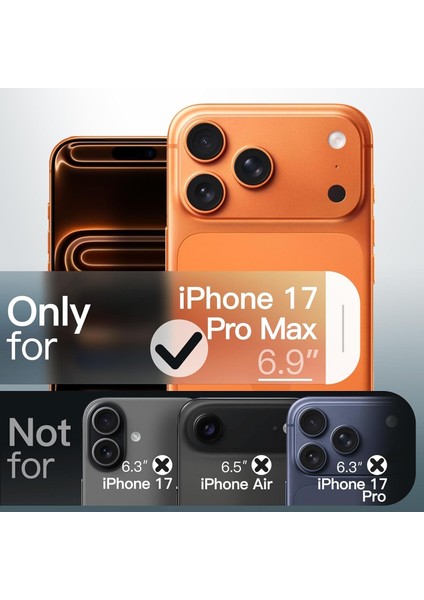 Iphone 17 Pro Max Kılıf Tam Kamera Korumalı Magsafe Şarj Destekli Renkli Kenarlı Arkası Şeffaf Kapak fiyatları
