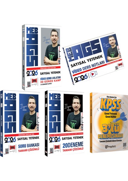 2026 Meb Ags Sayısal Yetenek 30 Günde Kamp Kitabı-Video Ders Notları-Çözümlü Soru Bankası-20 Deneme