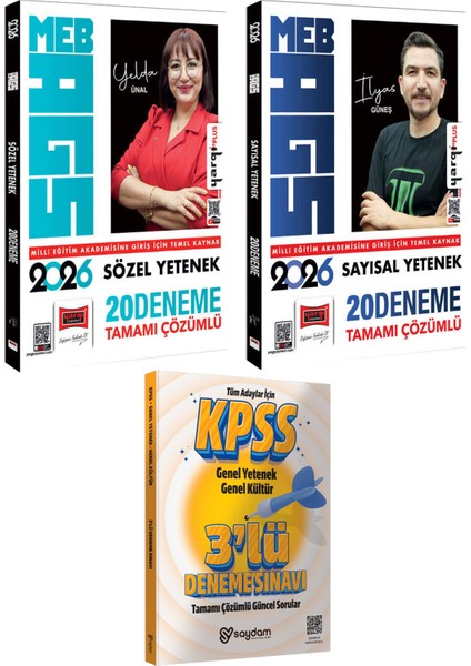 2026 Meb Ags Sözel ve Sayısal Yetenek Çözümlü 20 Deneme