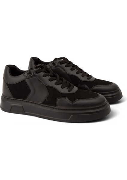 Urban Modern Erkek Sneaker Ayakkabı Siyah - 44
