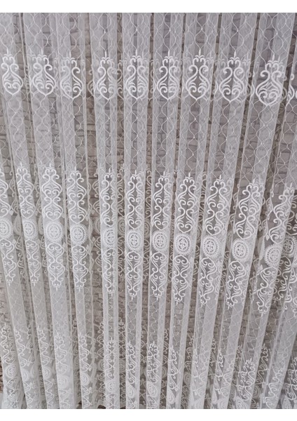 Brode Tül Perde 1/3 Sık Pileli Yıkanabilir Ağır Gremajlı Desenli Hoşgörünmlü indirimleri