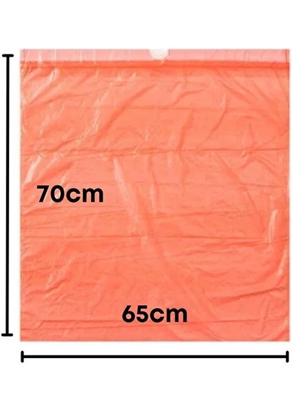 Büzgülü Çilek Kokulu Büyük Boy Çöp Torbası 65X70 cm 10'lu 5 Rulo modelleri