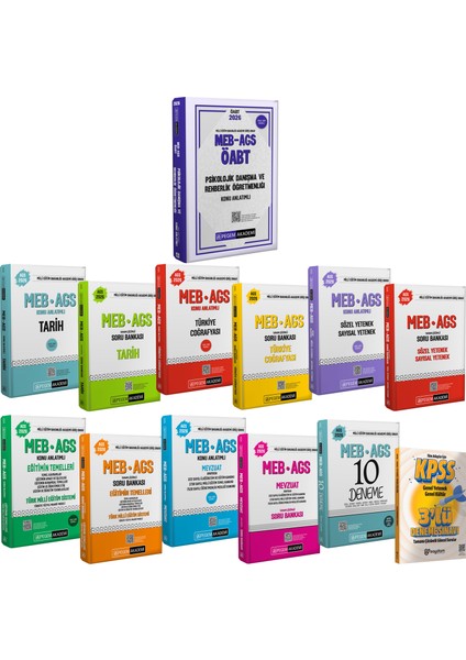 2026 Meb Ags Öabt Psikolojik Danışma ve Rehberlik Konu ANLATIMI(536 Sayfa)-Ags Konu Soru Seti