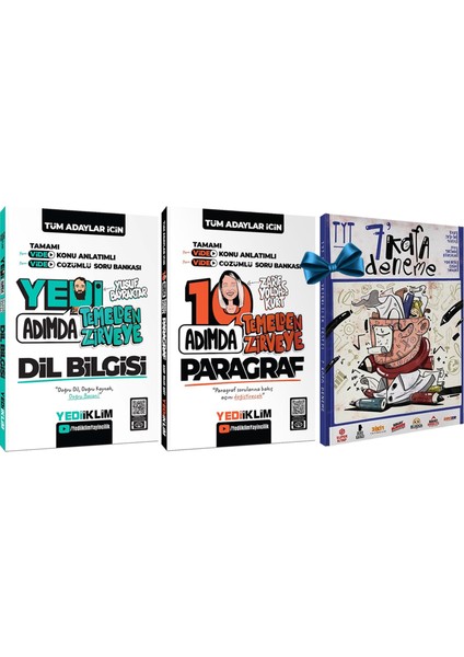 2026 Temelden Zirveye Dil Bilgisi-Paragraf Video Konu Anlatımlı Video Çözümlü Soru Bankası