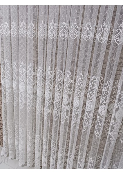 Brode Tül Perde 1/3 Sık Pileli Yıkanabilir Ağır Gremajlı Desenli Hoşgörünmlü modelleri