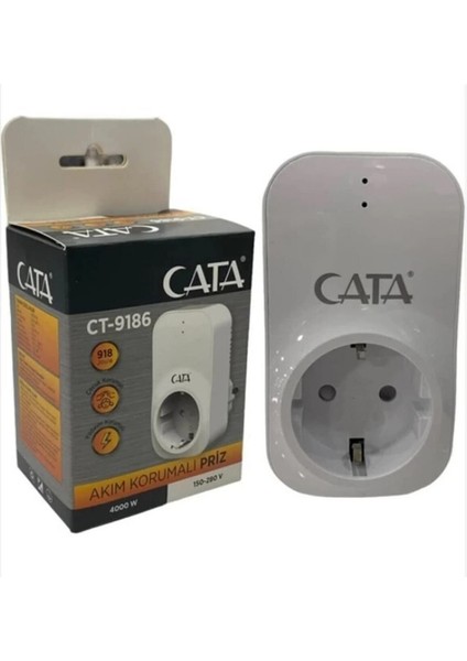 Akım Korumalı Priz 4000 Watt Cata fiyatları