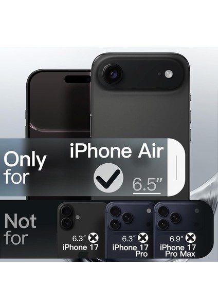 Iphone 17 Air Kılıf Tam Kamera Korumalı Magsafe Şarj Destekli Renkli Kenarlı Arkası Şeffaf Kapak fiyatları