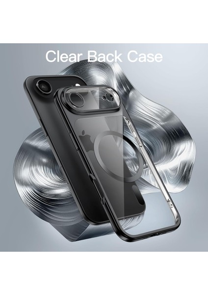 Iphone 17 Air Kılıf Tam Kamera Korumalı Magsafe Şarj Destekli Renkli Kenarlı Arkası Şeffaf Kapak modelleri